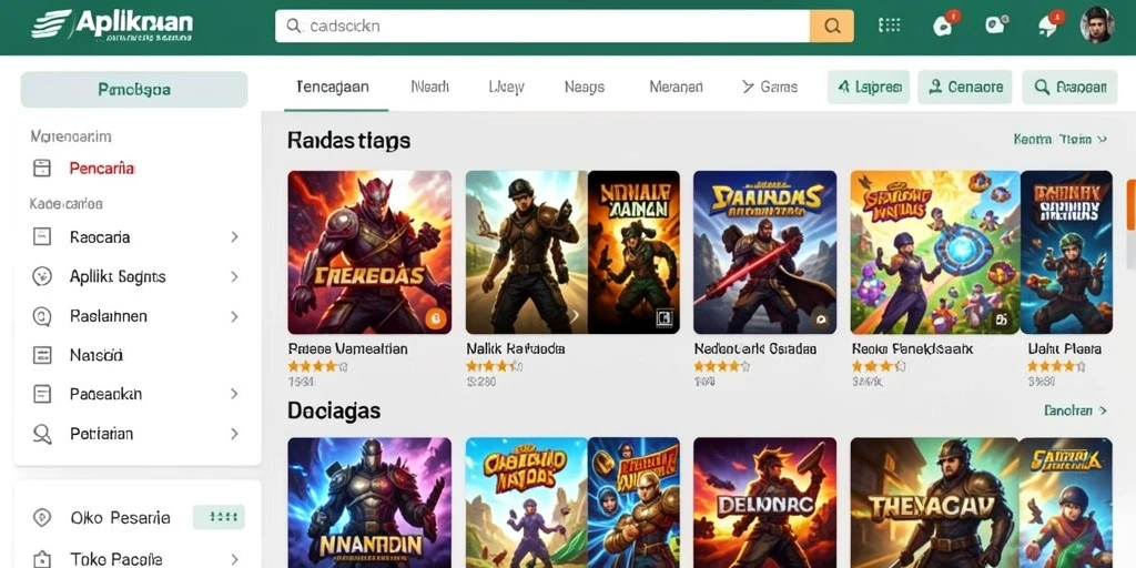 Screenshot GUS77 menunjukkan antarmuka yang menarik dan user-friendly.