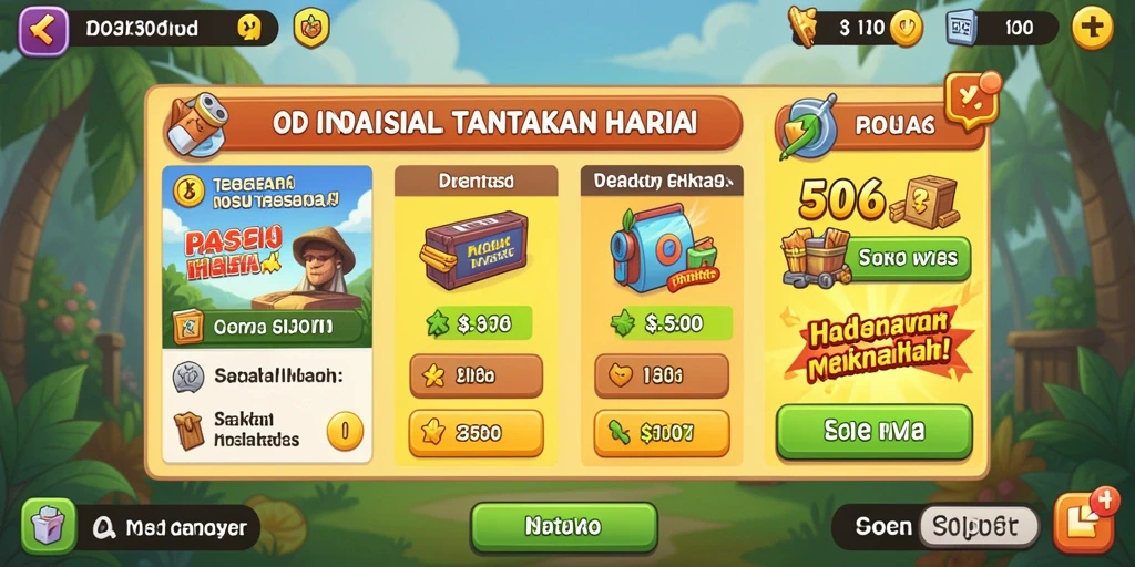 Tampilan antarmuka yang menarik dan user-friendly.
