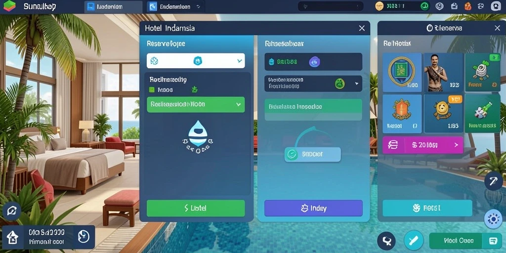 Tampilan awal RP79 yang menarik dan user-friendly.