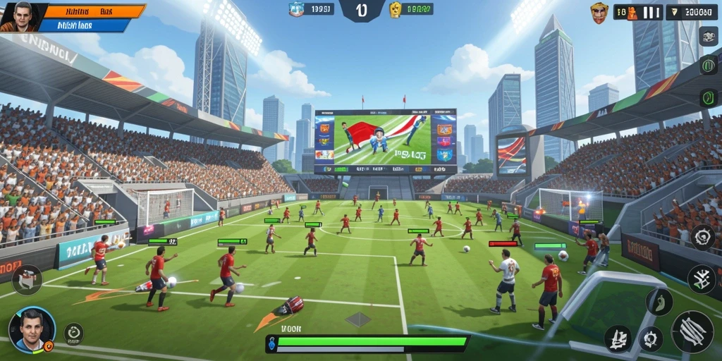 Tampilan awal permainan yang menarik.